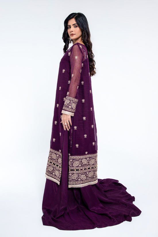 EMBROIDERED & EMBELISHED KARANDI NET 2 PCS (UNSTITCHED)