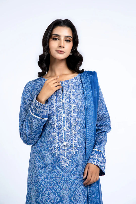 PRINTED & EMBROIDERED LAWN 3 PCS (UNSTITCHED)
