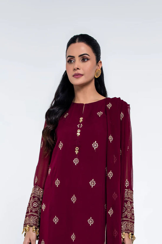 EMBROIDERED & EMBELISHED CHIFFON 2 PCS (UNSTITCHED)