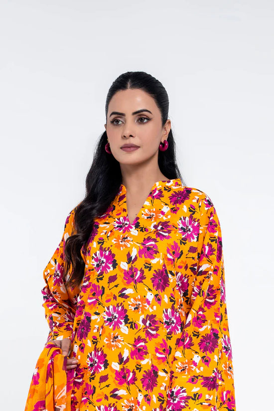 PRET PRINTED SLUB KHADDAR 3 PCS