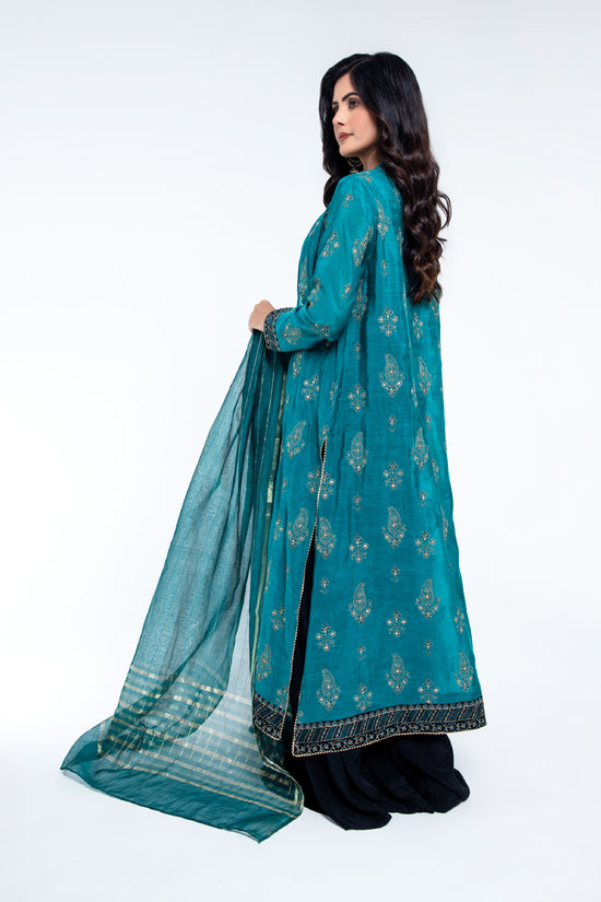 EMBROIDERED & EMBELISHED COTTON SILK 2 PCS (UNSTITCHED)