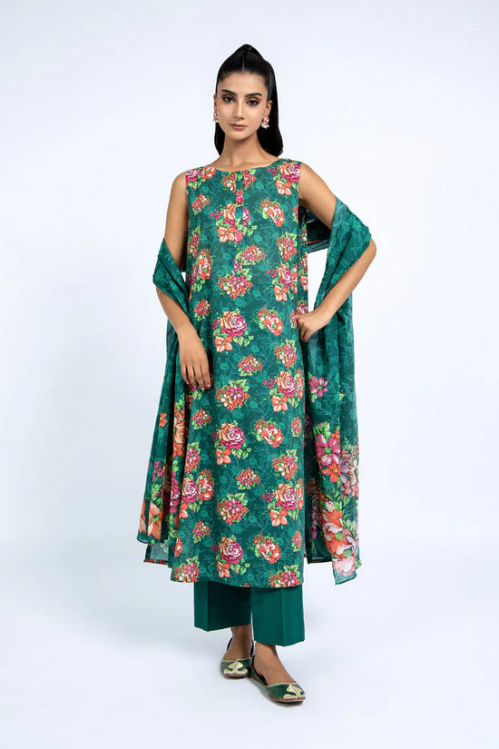 PRINTED CAMBRIC 3 PCS (UNSTITCHED)