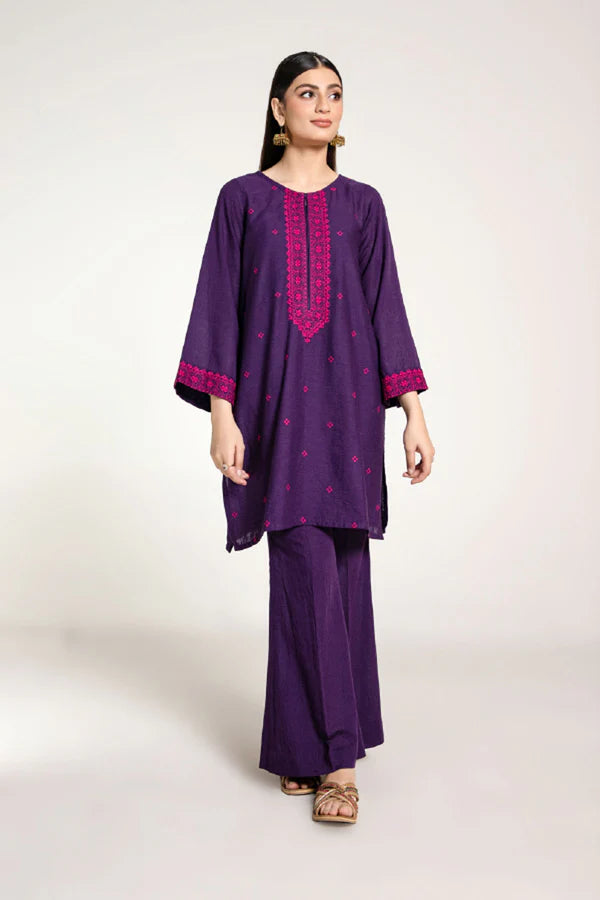 STITCHED EMBROIDERED 2PCS