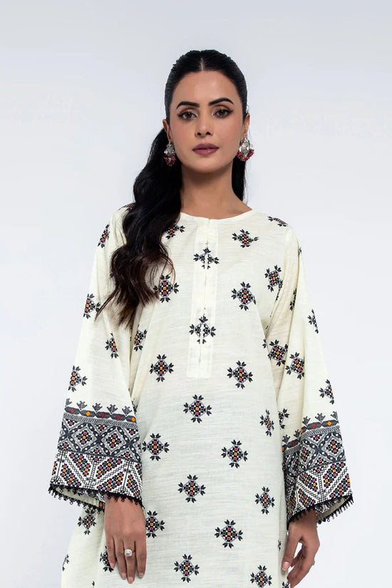 PRET PRINTED SLUB KHADDAR 1 PCS