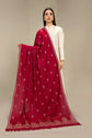 EMBROIDERED KARANDI LAWN SHAWL 1PCS