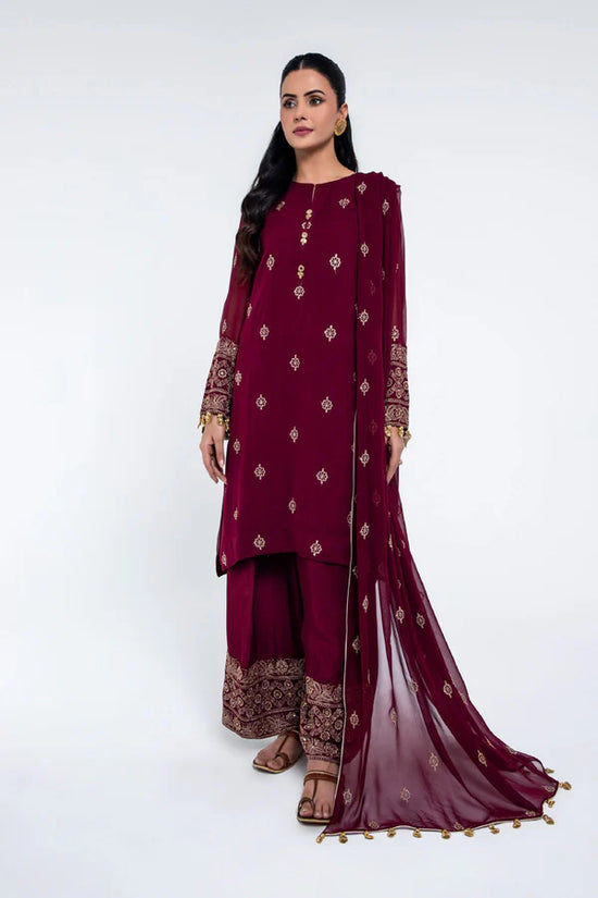 EMBROIDERED & EMBELISHED CHIFFON 2 PCS (UNSTITCHED)