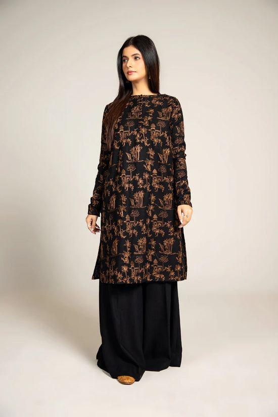 EMBROIDERED COTTON KARANDI 2 PCS (UNSTITCHED)