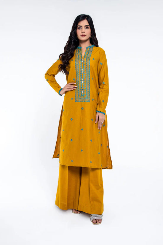 EMBROIDERED SLUB KHADDAR 2 PCS (UNSTITCHED)