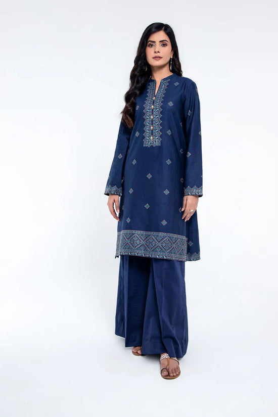 EMBROIDERED SLUB KHADDAR 2 PCS (UNSTITCHED)