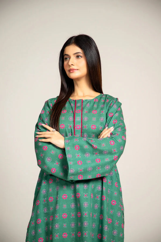 PRET PRINTED SLUB KHADDAR 2 PCS