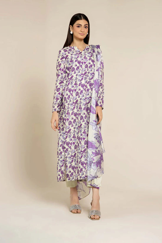 PRINTED POLY LAWN 3 PCS (UNSTITCHED)